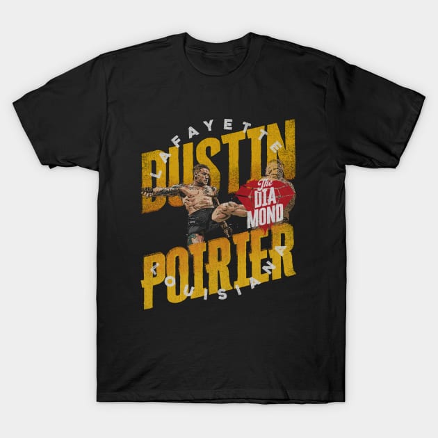 Dustin Poirier Lafayette Louisiana T-Shirt by ganisfarhan